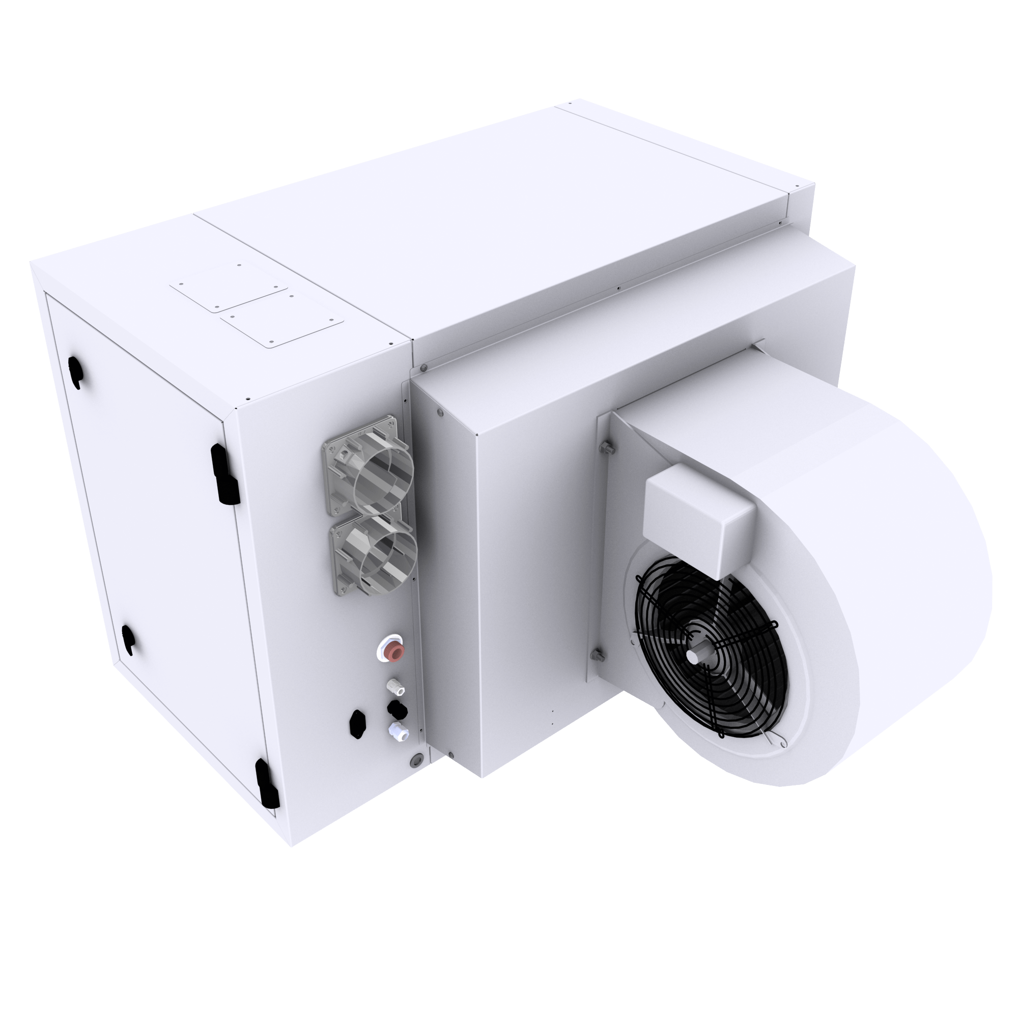 Aermax LKC/LRC plynový ohrievač vzduchu s radiálnym ventilátorom