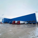 Reference vytápění skladu a administrativy a chlazení haly - průmyslovým tepelným čerpadlem (pohled na sklad)