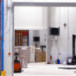 Reference vytápění skladu a administrativy a chlazení haly - průmyslovým tepelným čerpadlem (pohled do haly)