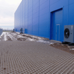 Reference vytápění skladu a administrativy a chlazení haly - průmyslovým tepelným čerpadlem