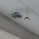 Destratifikátor Queen instalovaný pod stropem (míchačka vzduchu)