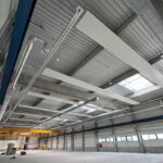 Stropní panely EUTERM pro vytápění a chlazení hal