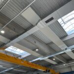 Stropní panely EUTERM pro vytápění a chlazení hal